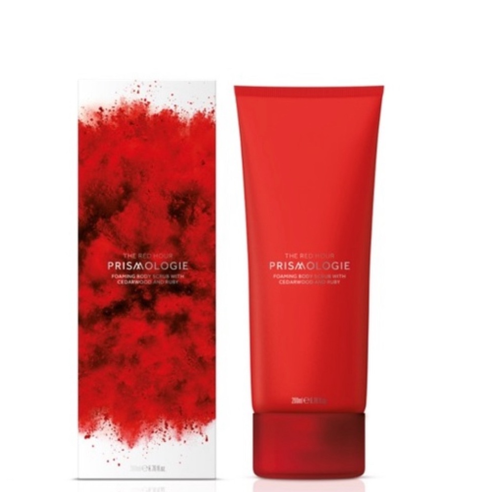 ⚜️ PRISMOLOGIE 🌺 Bath & Body scrub with Cedarwood & Ruby